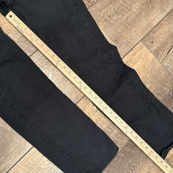Levi's Men's 513 Slim Straight Jean Black Size 30x32 - Picture 4 of 9